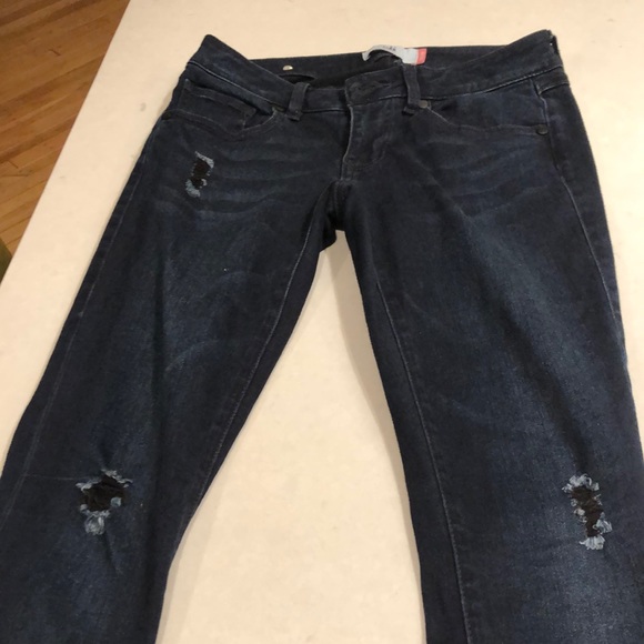 Distressed dark denim super soft! - Picture 2 of 2